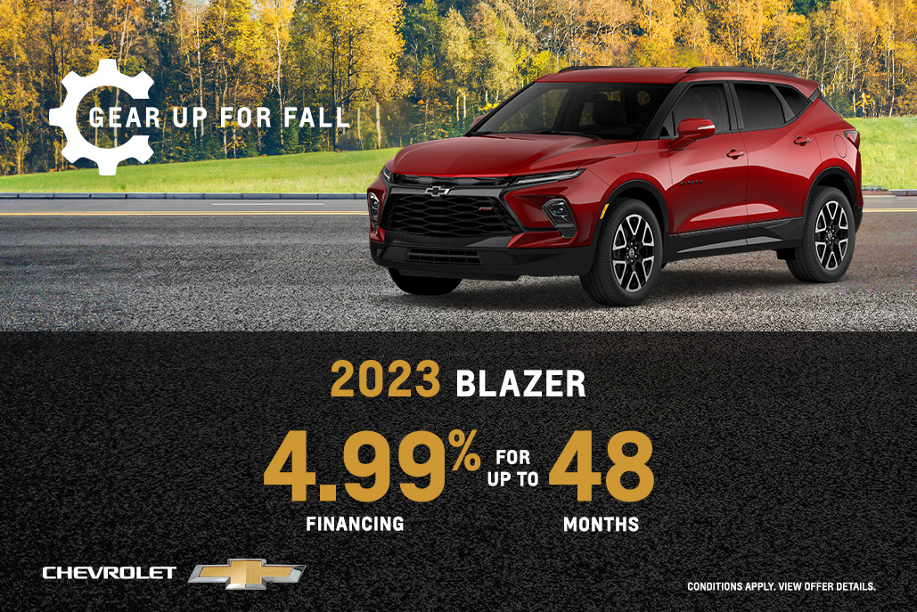 Gear Up for Fall With a 2023 Blazer
