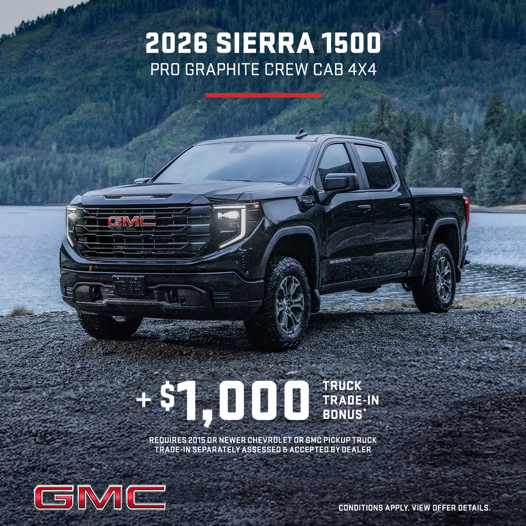 2026 Sierra 1500 Pro Graphite Crew Cab 4×4